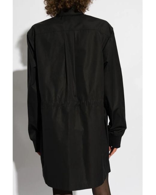 DSquared² Black Logo-Print Mini Dress