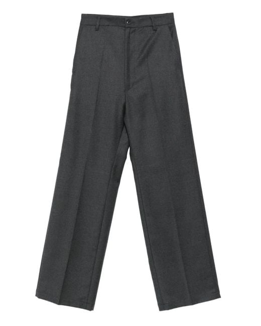 Barena Gray Button-Fastening Trousers