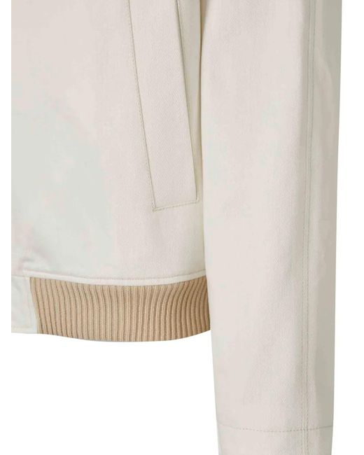 Wales Bonner Study Denim Jack in het White