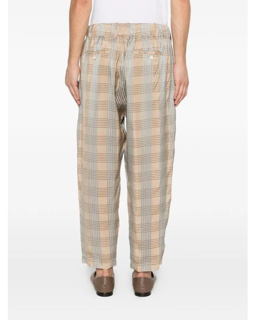 Uma Wang White Pantalon Pigiama À Lien De Resserrage for men