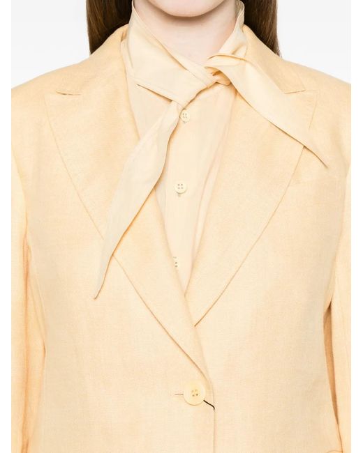 Weekend by Maxmara Natural Flap-Pocket Blazer