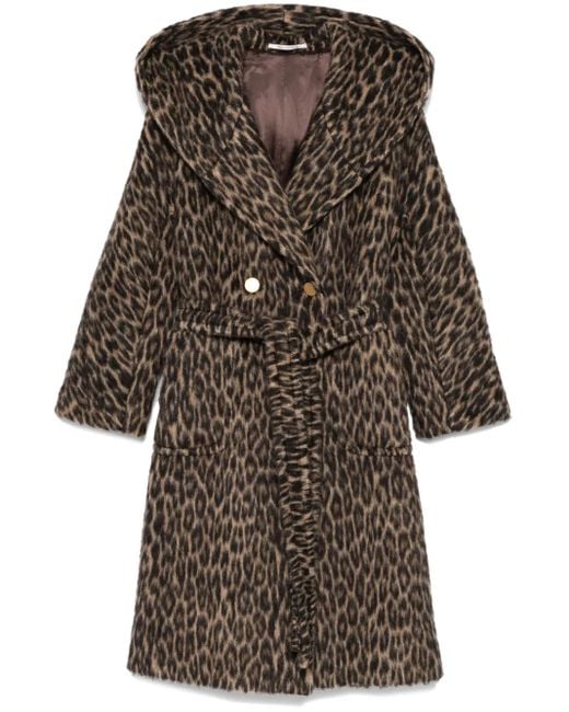 Tagliatore Brown Daisy Coat