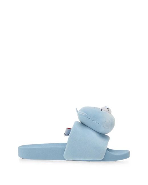 Adidas Blue X Care Bears X Adilette Slides