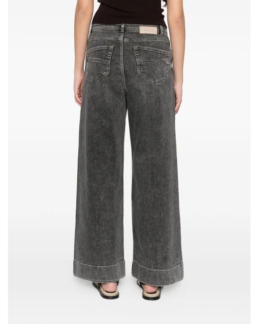 BETTY&CO Gray Wide-Leg Jeans