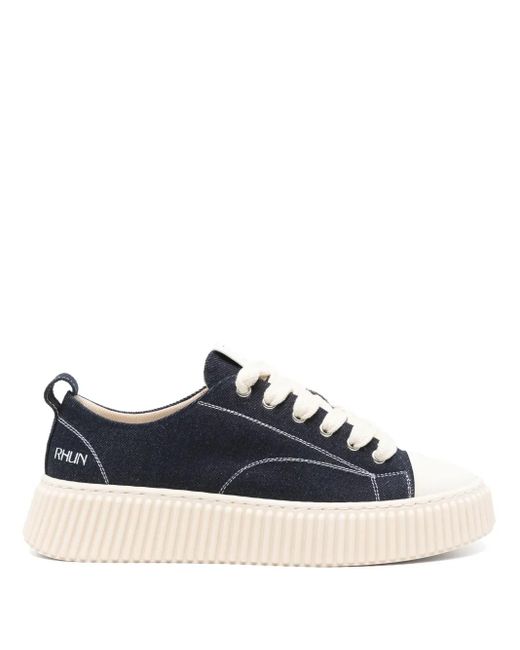 Rhun Blue Treble Sneakers for men