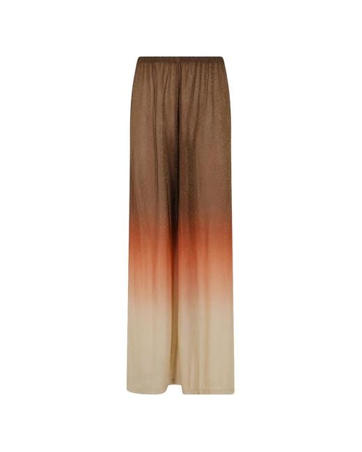 Mc2 Saint Barth Brown Amalia Dégradé-Effect Trousers