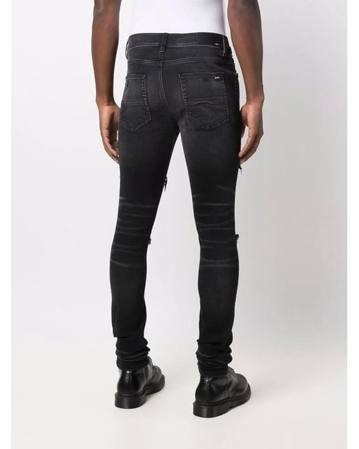 Amiri Blue Trasher Plus Skinny Jeans for men