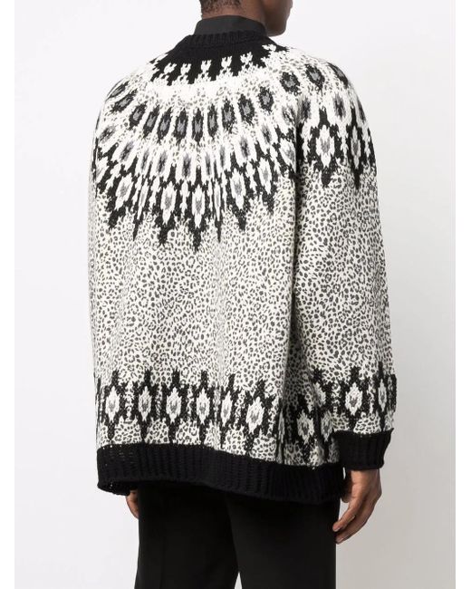 Valentino Garavani Gray Sweaters Black for men