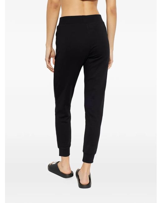 EA7 Black Logo Trousers