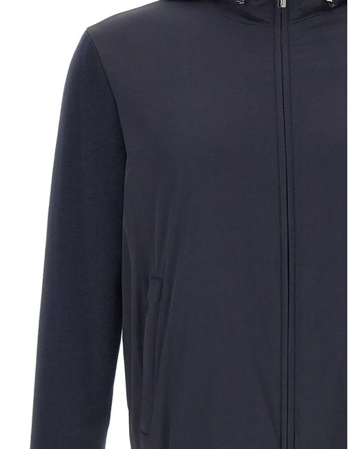 Colmar Blue Drawstring Hooded Jacket for men