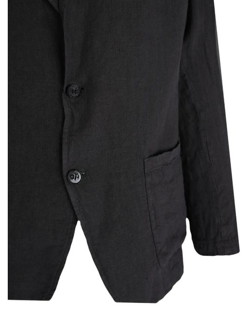 Altea Black Linen Blazer for men