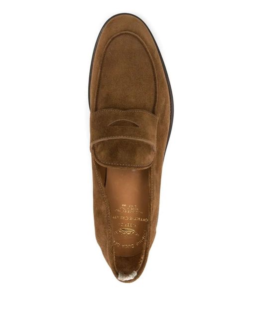 Officine Creative Brown Opera Loafers for men