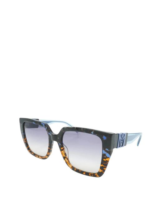 MCM Blue Square-Frame Sunglasses for men