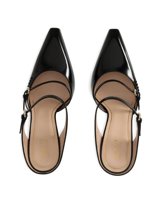 Gucci Black 110Mm Wedge-Heel Pumps