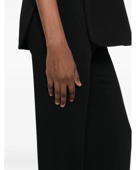 N°21 Black Button-Fastening Trousers