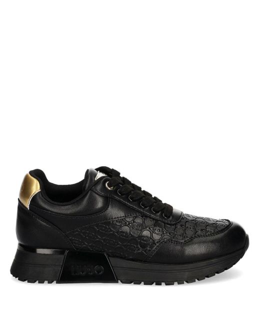 Liu Jo Black Logo Sneakers