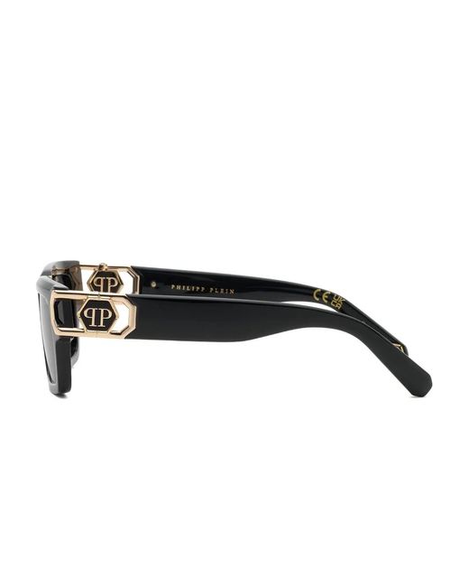 Philipp Plein Gray Rectangular-Frame Sunglasses for men