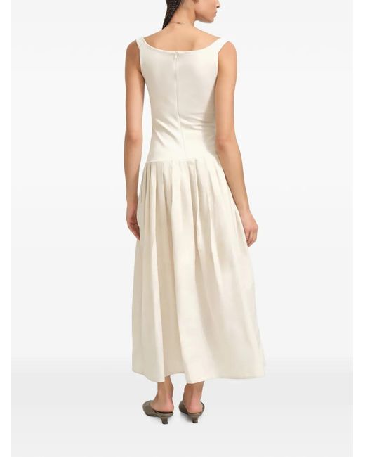 MARCELLA Natural Selene Maxi Dress