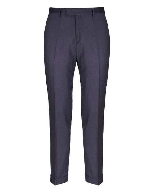 Briglia 1949 Blue Cuffed Trousers for men