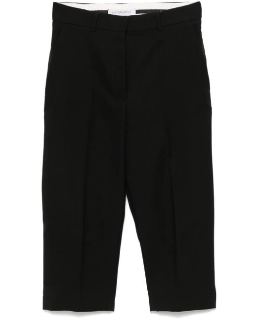Viktor & Rolf クロップドパンツ Black