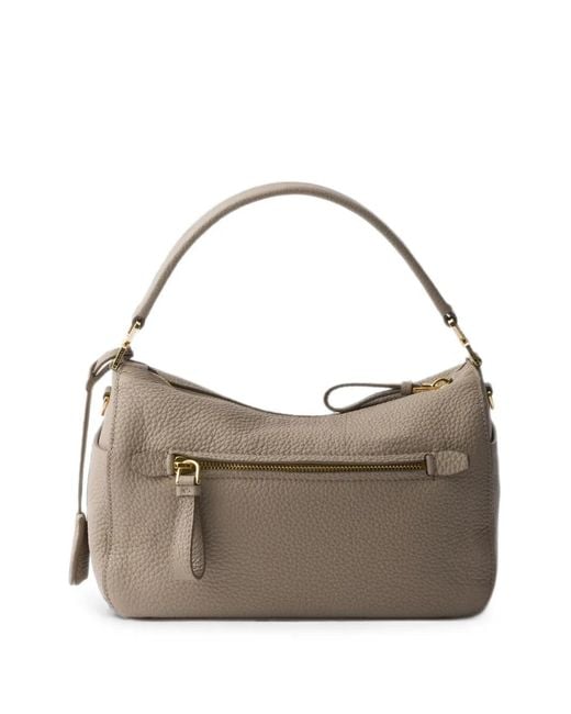 Prada Brown Small Leather Bag