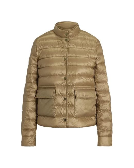 Ralph Lauren Natural Button-Up Quilted Jacket