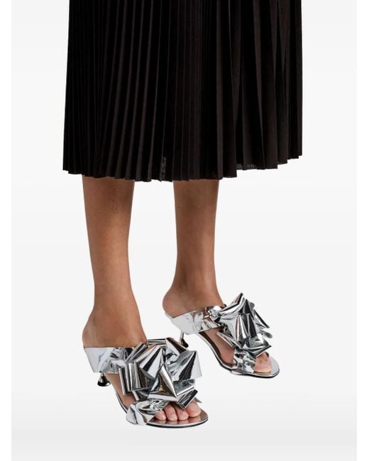 Proenza Schouler White 60Mm Bow-Embellishment Heeled Sandals
