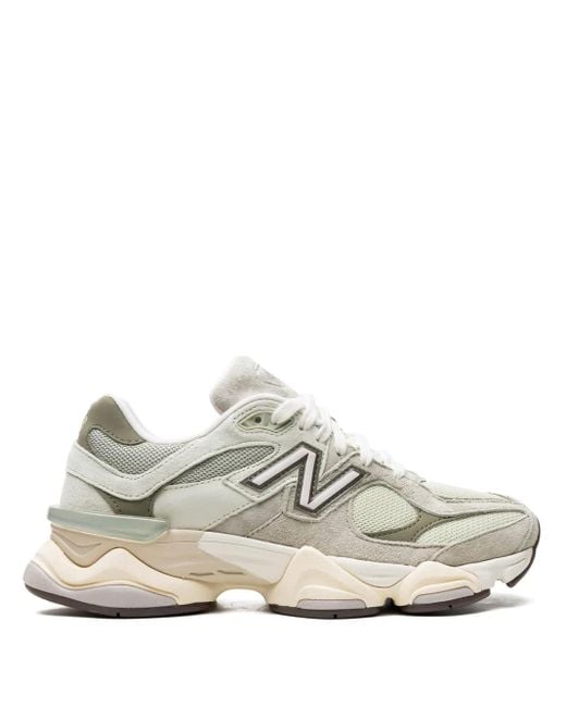 New Balance White 9060 "Olivine" Sneakers