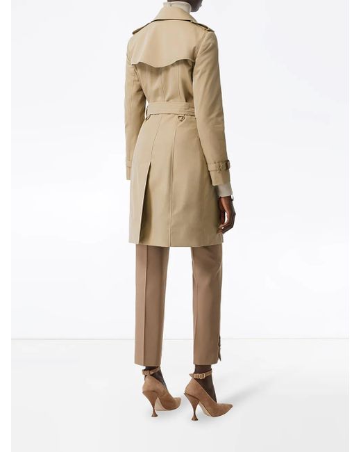 Burberry Natural Chelsea Heritage Double-Breasted Trench Coat