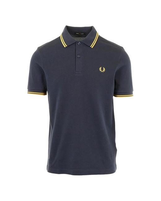 Fred Perry Blue Shortsleeved Polo for men