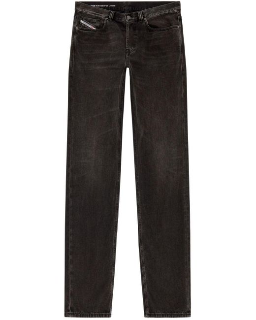 DIESEL 2010 D-macs 09j96 Straight Jeans in het Black voor heren