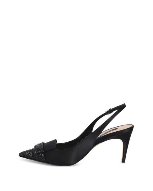 Sergio Rossi Black Slingback Pumps