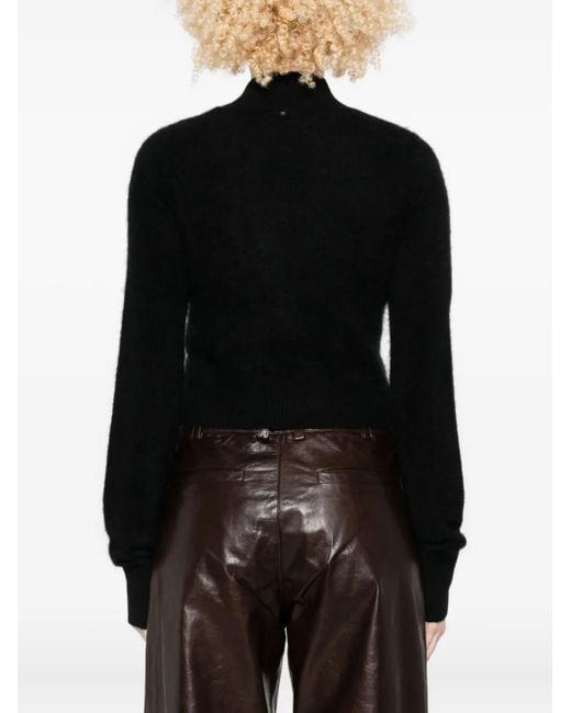 Felpa A Collo Alto di Sportmax in Black