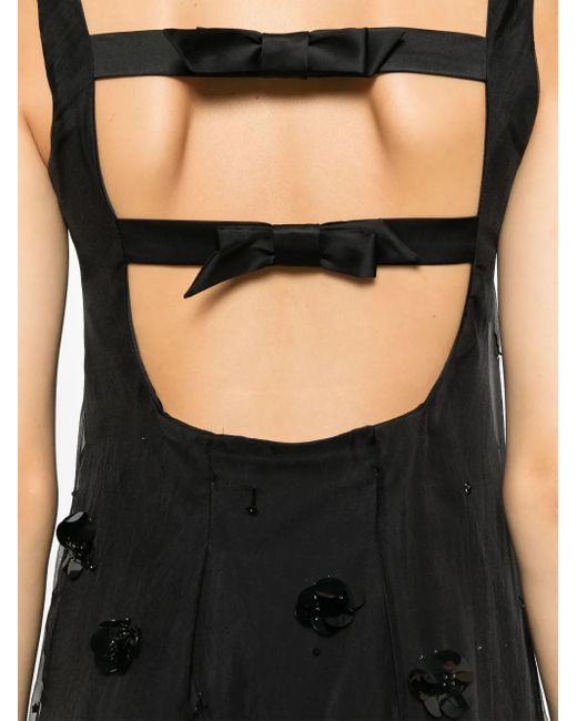 Viktor & Rolf エンブロイダリー ミニドレス Black