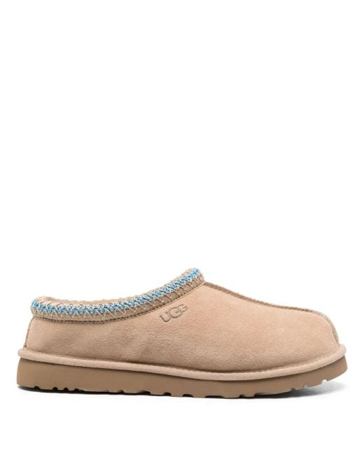 Ugg Brown Tasman Suede Slippers for men