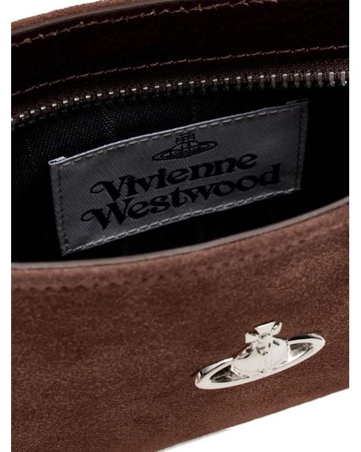 Vivienne Westwood Brown Tasha Orb-Detail Shoulder Bag