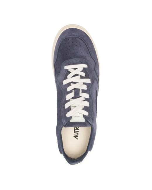Autry Blue Classic Suede Sneakers For for men