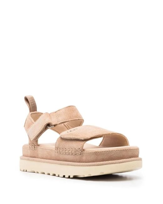 Ugg Natural Goldenstar Touch-Strap Sandals