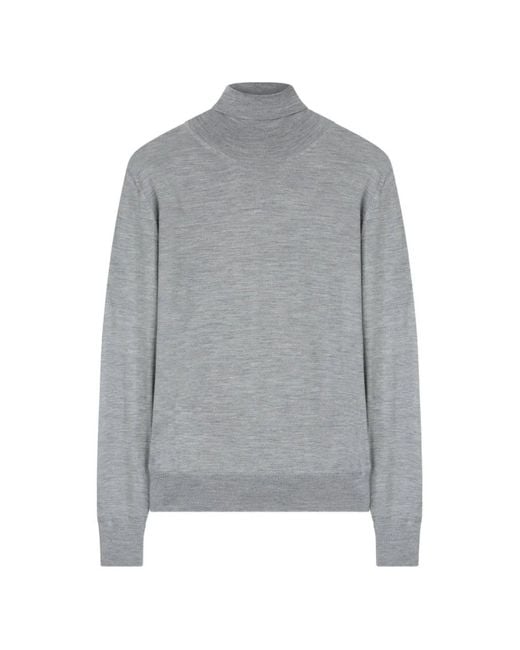 RETORI Gray Roll-Neck Sweater