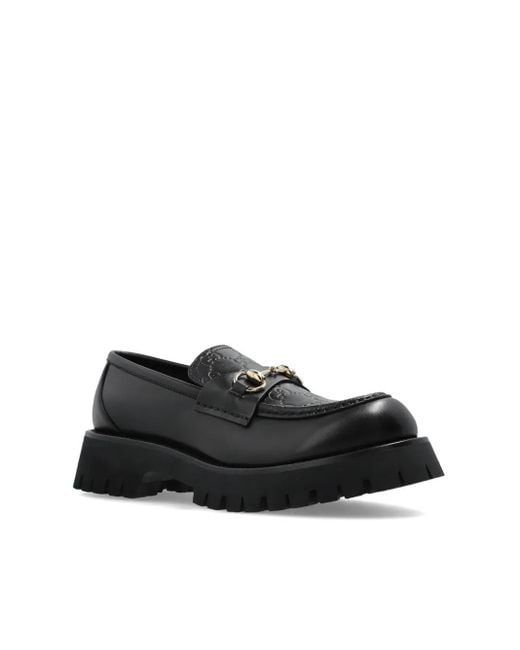 Gucci Black Flat Shoes