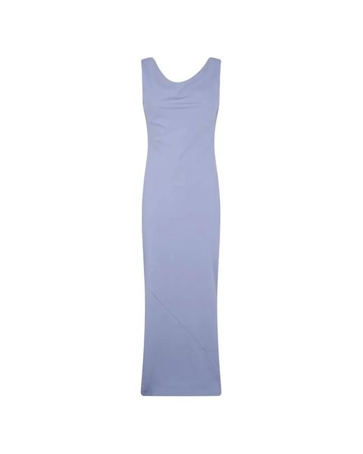 DR. HOPE Blue Sleeveless Maxi Dress