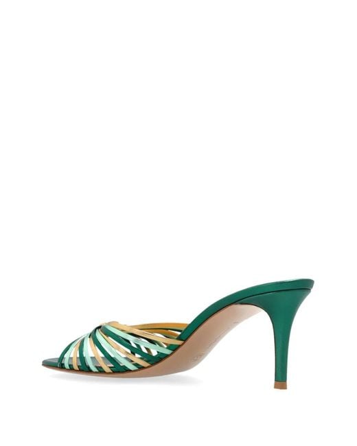 Gianvito Rossi Green 70Mm Vyna Sandals