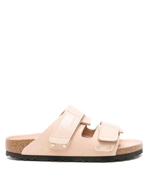 Birkenstock Pink Uji Sandals With Adjustable Straps