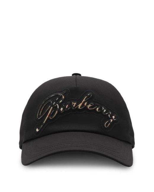 Burberry Karierte Baseballkappe in Black für Herren
