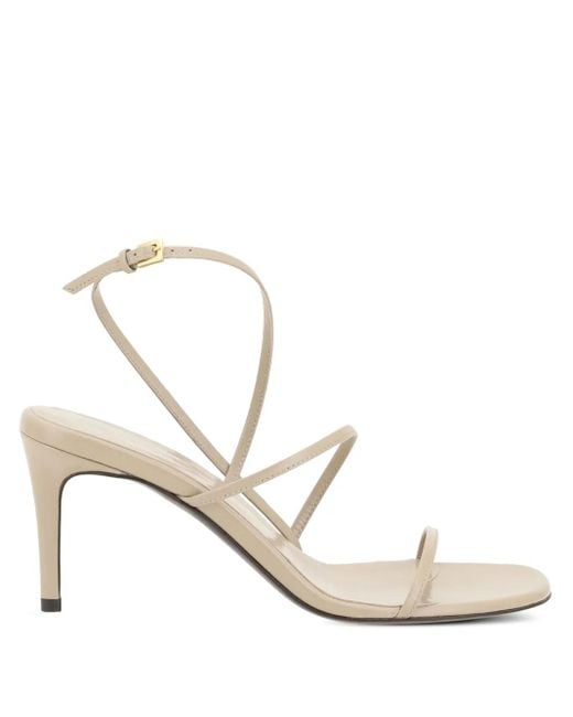 Khaite White 75Mm Loop Sandals