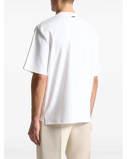 Manière De Voir Antoine T-Shirt mit rundem Ausschnitt in White für Herren