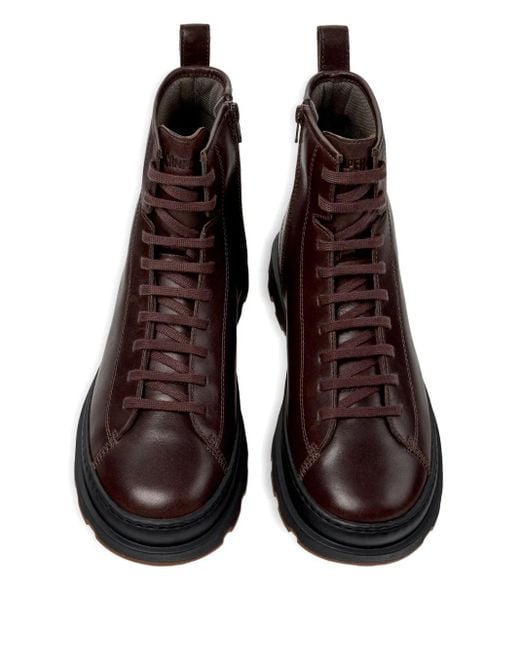Stivali Brutus+ Stringati di Camper in Brown da Uomo
