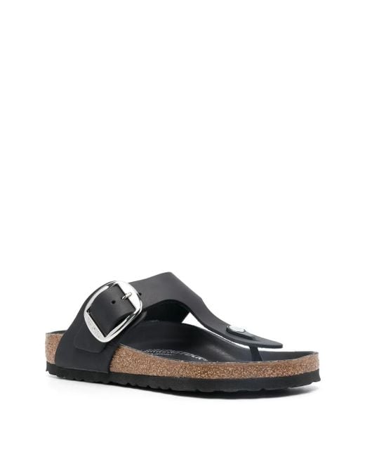 Birkenstock Black Gizeh Big Buckle