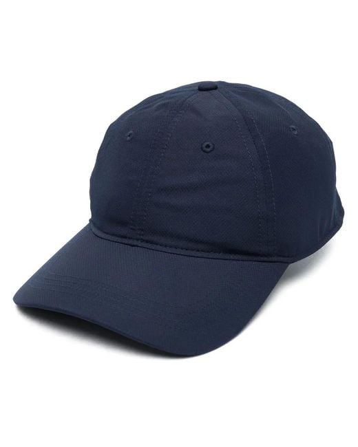 Lacoste Blue Solid-Colour Baseball Cap