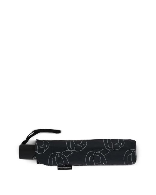 Karl Lagerfeld 折りたたみ傘 White